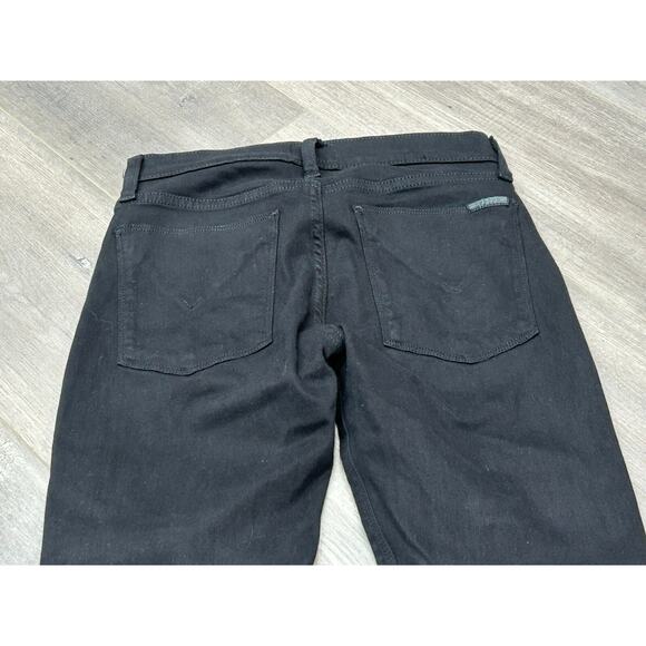 Hudson Women's Black Stretch Harkin Super Skinny Cuffed Jeans Size 25 - Picture 9 of 9